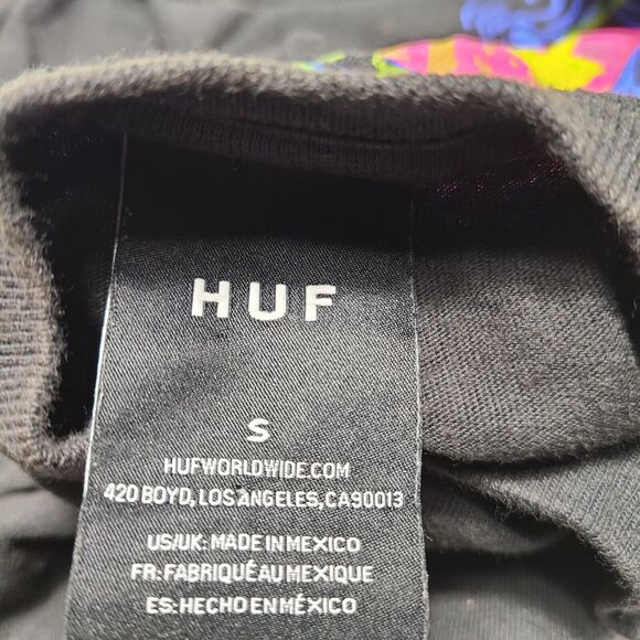 HUF Worldwide T-Shirt Black T-Shirt Explosions of the Consciousness Men's Small - Picture 7 of 7